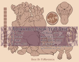 Adorkable snow Yeti -Base-