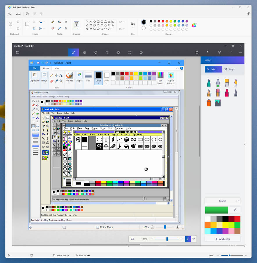 MS Paint Versions by samw61 on DeviantArt