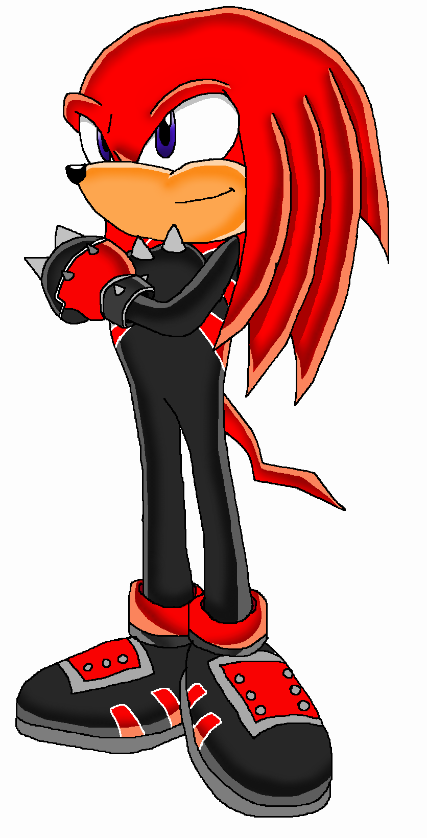 Knuckles the echidna in Sonic Rivals