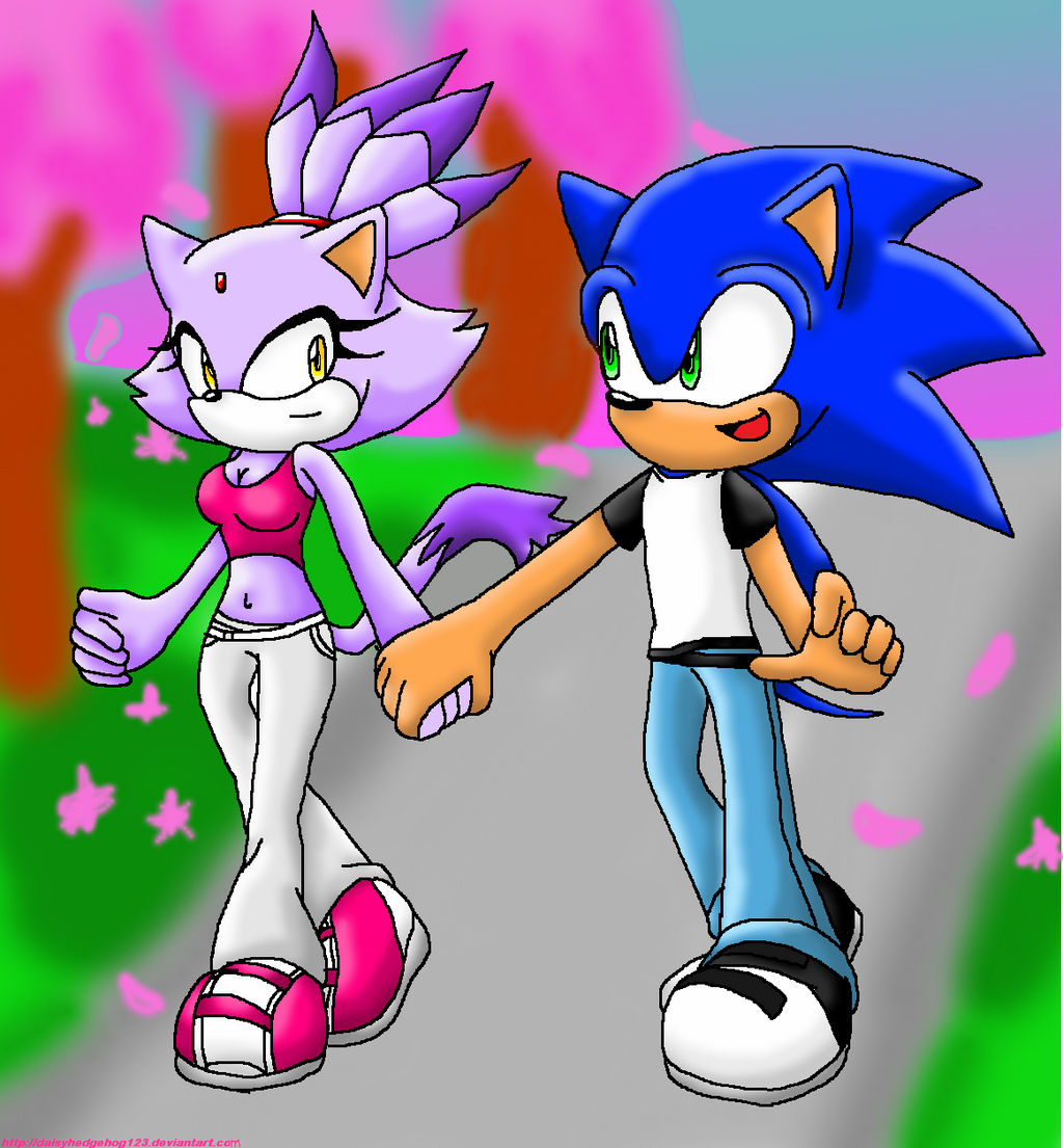 ::Blaze and Sonic in a date::