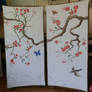 Folding-screen - Sakura