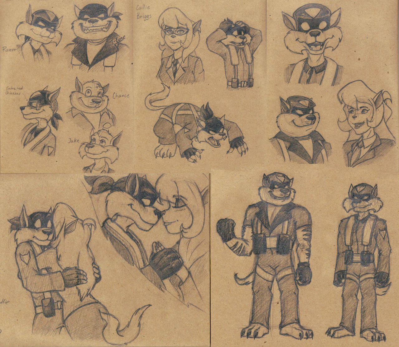 SWAT Kats Sketches