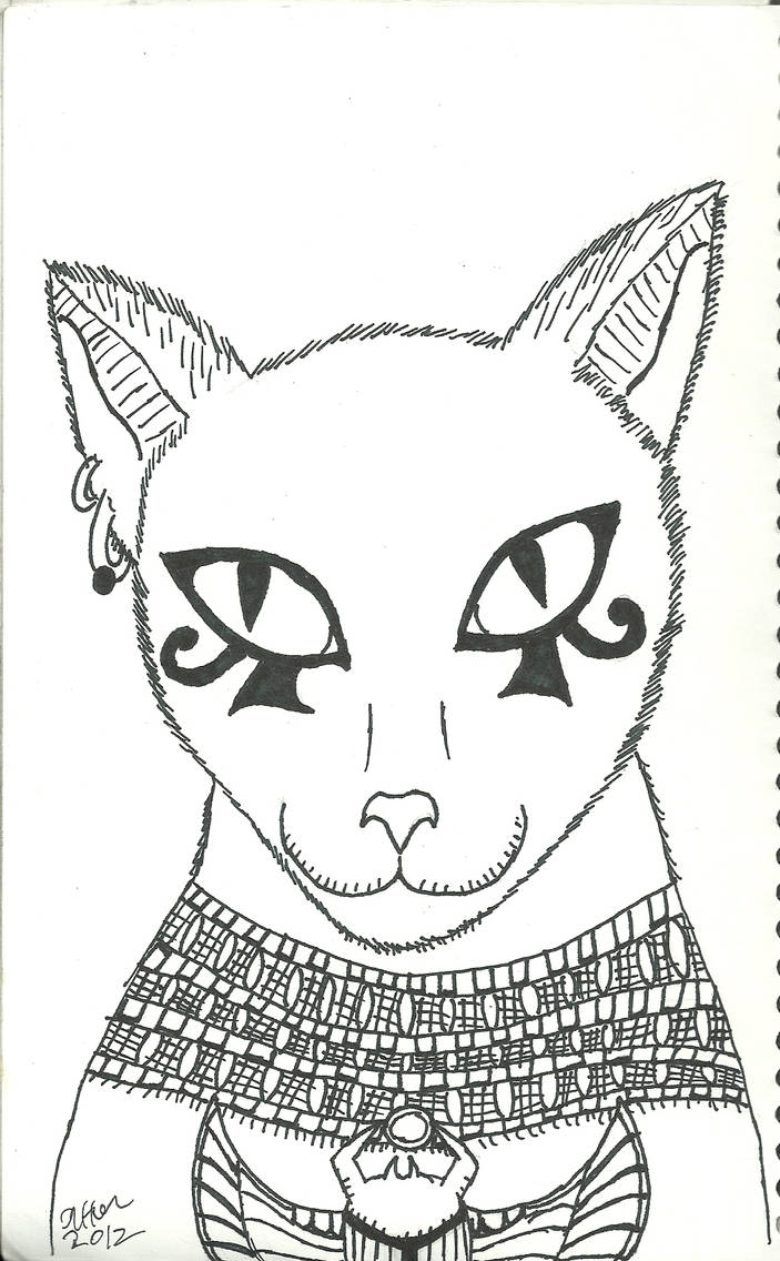 Egyptian Cat by SaintNick14 on DeviantArt