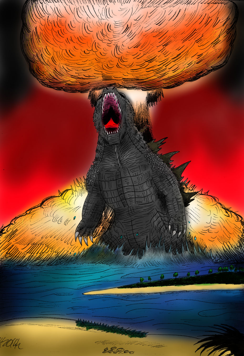 Godzilla 2014 by SaintNick14 on DeviantArt