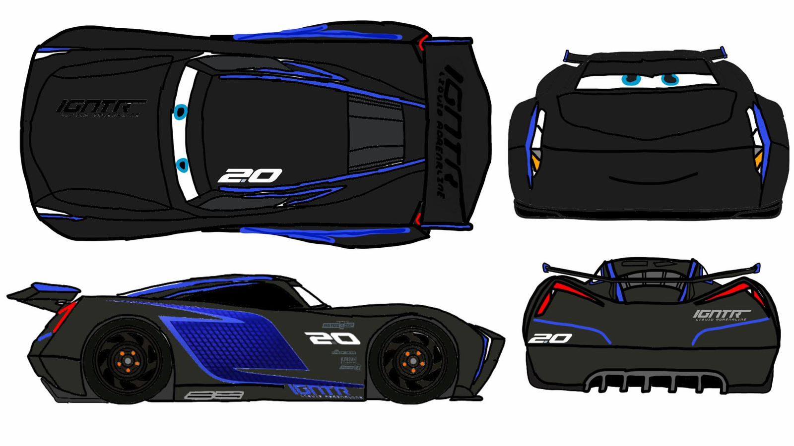 Printable Jackson Storm Race Cars Printable Jackson Storm Race Cars
