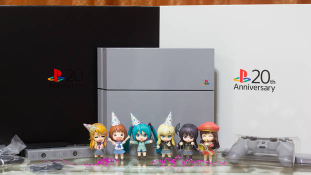 PS4 20th Anniversary celebration with Nendoroids