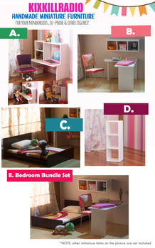 Miniature Bedroom Furniture for SALE