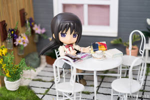 Homura in the Patio