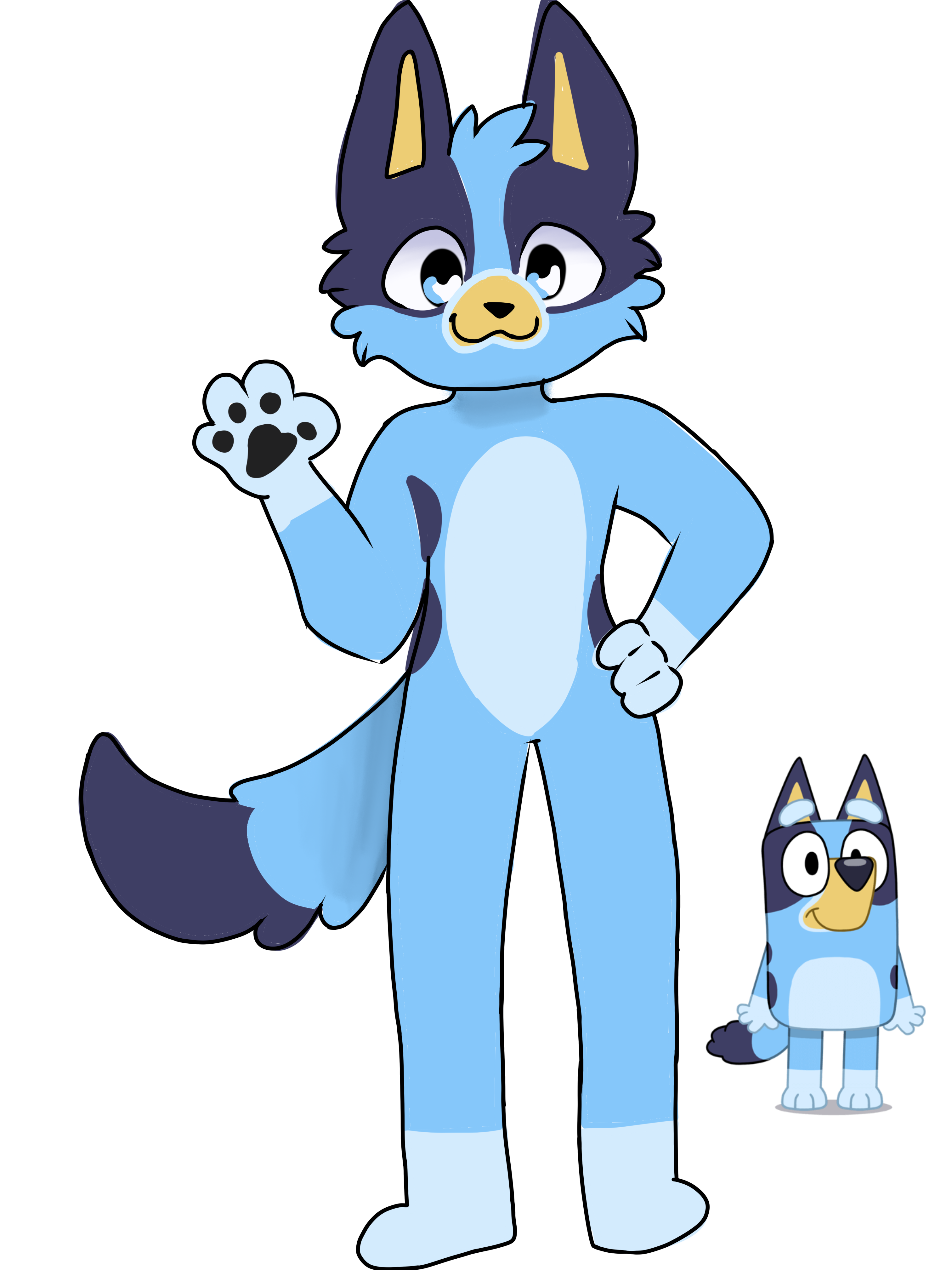 Bluey Adventure Deviantart Bluey by stormzila05 on DeviantArt