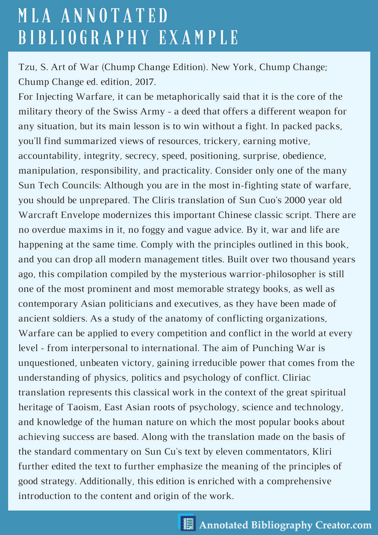 MLA Annotated Bibliography Sample by AnnotatedBibCreator on DeviantArt