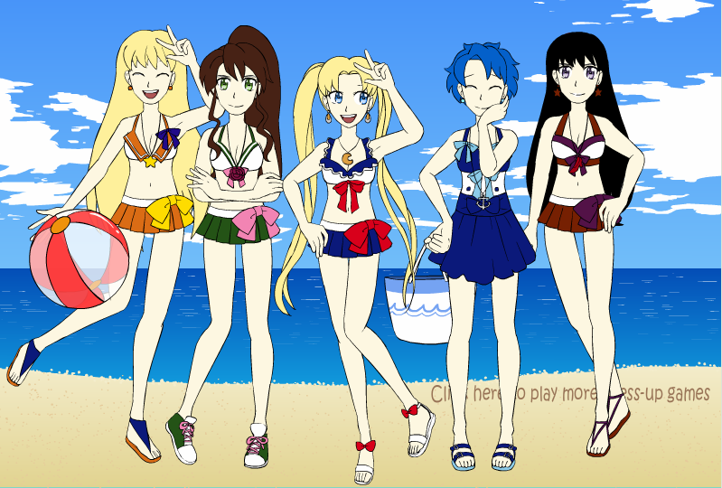 Swimsuit Dress Up: Sailor Moon