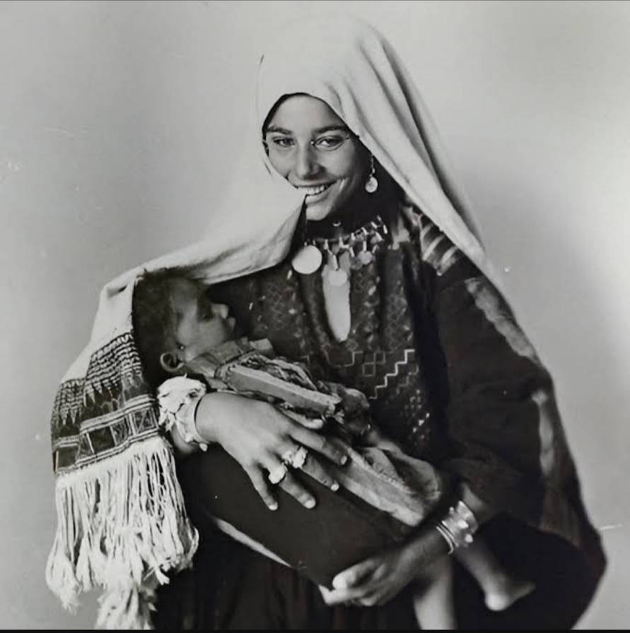 A smiling indigenous Palestinian mother by dxtf on DeviantArt