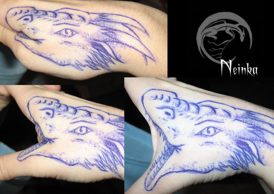 Dragon hand tattoo by Neinka on DeviantArt