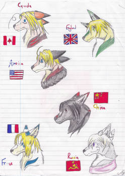 The Allies Wolfy doodles