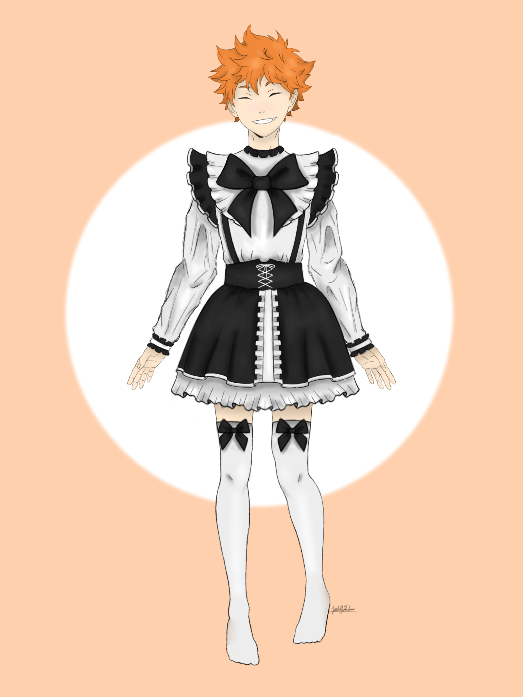 Hinata in maid outfit by strawberrysimp on DeviantArt