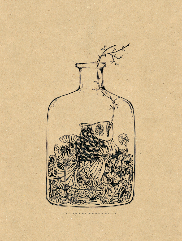 Aquarium in Bottle