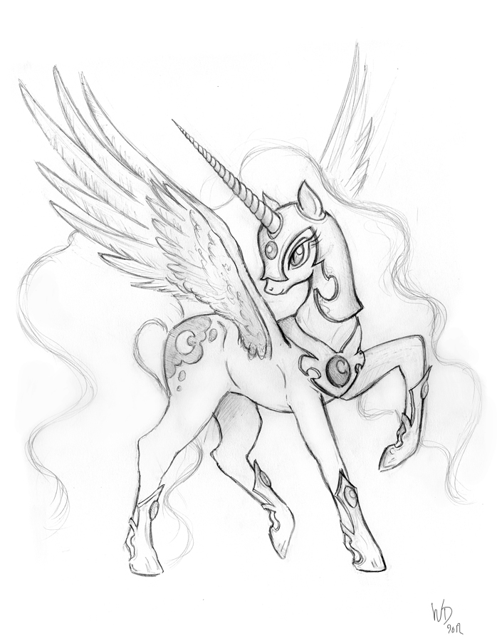 Nightmare Moon - sketch