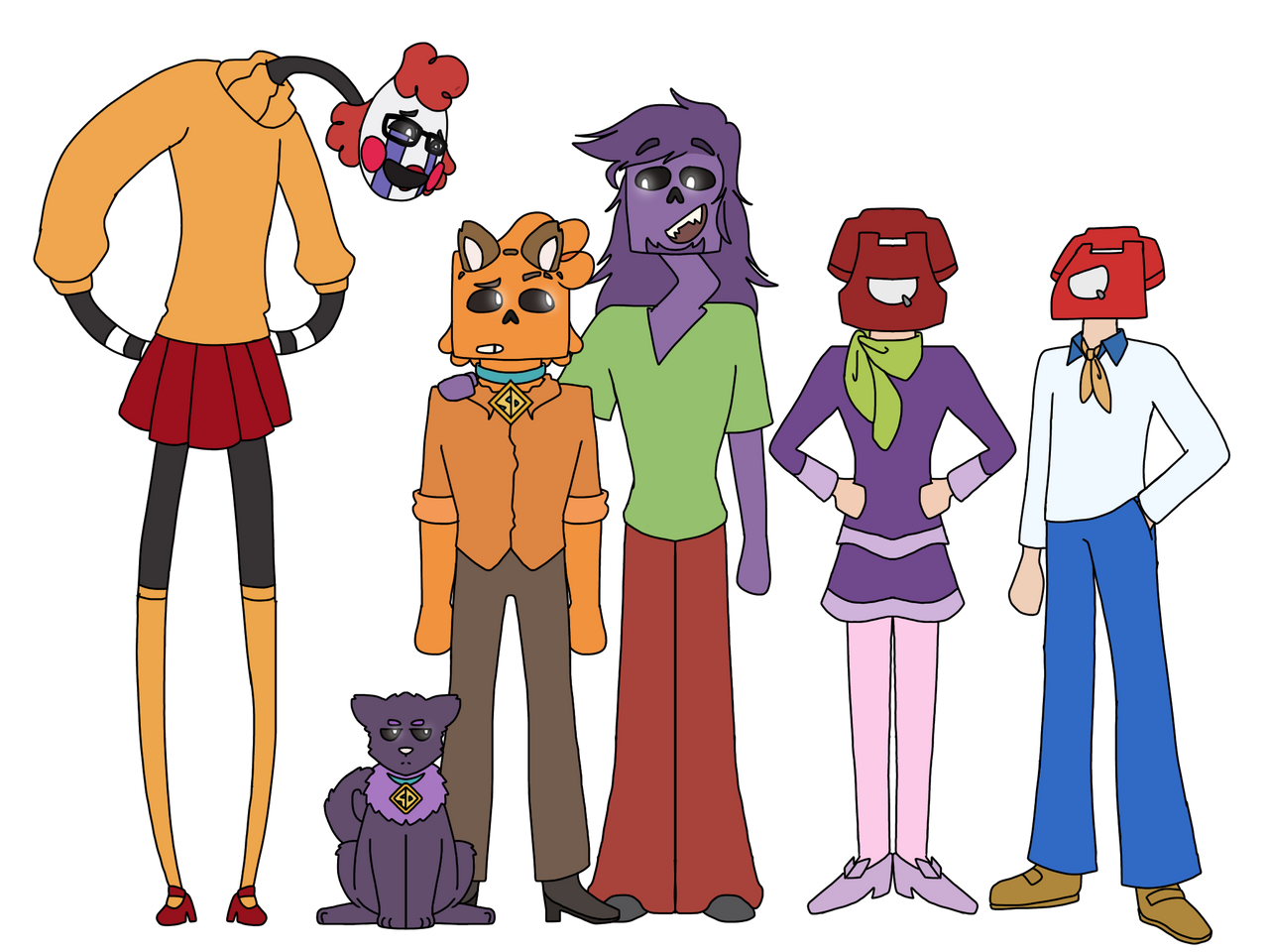 Mat Dsaf Scooby Doo and DSaF Crossover by JustThePhoneGuy on DeviantArt