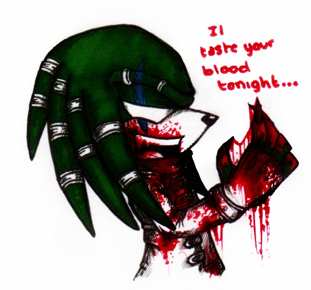 Dread Vampire Echidna Doodle