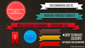 Web Design Ribbons - V.1