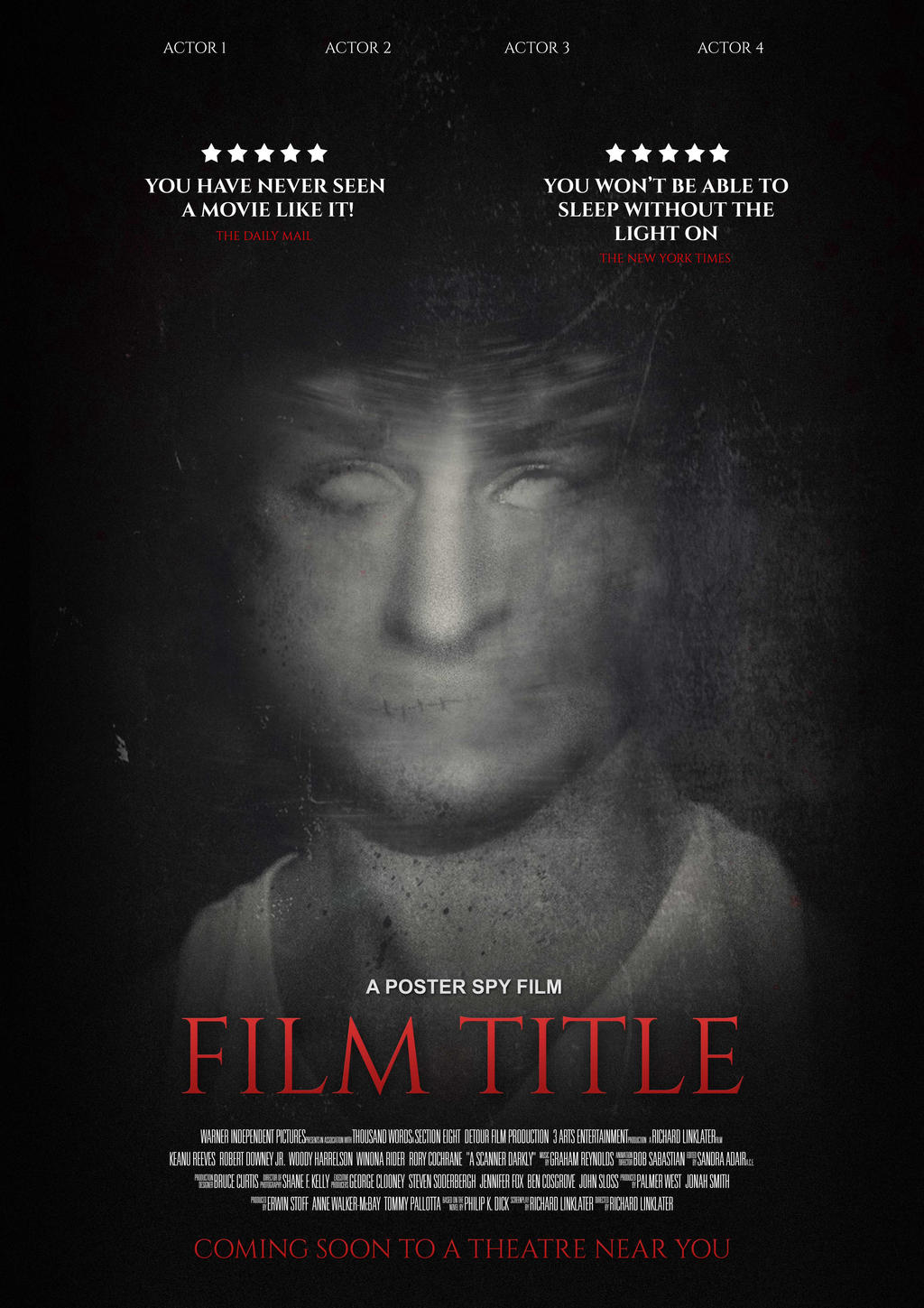 Horror Movie HiRes Poster Template by JSWoodhams on DeviantArt