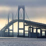 Fog at Newport Bridge - Mike Dooley