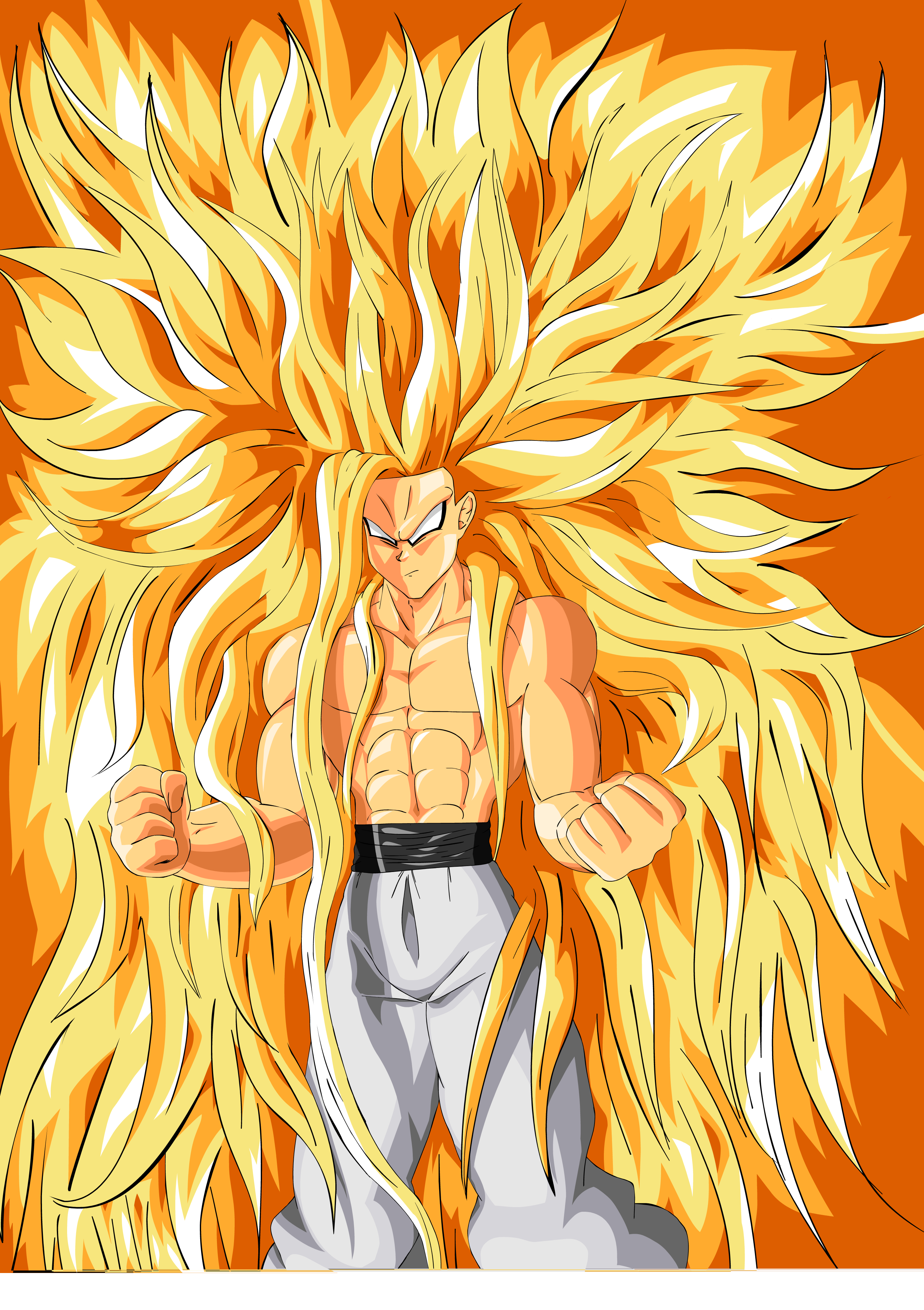 Caulifa ssj infinito by DarknessZeck on DeviantArt