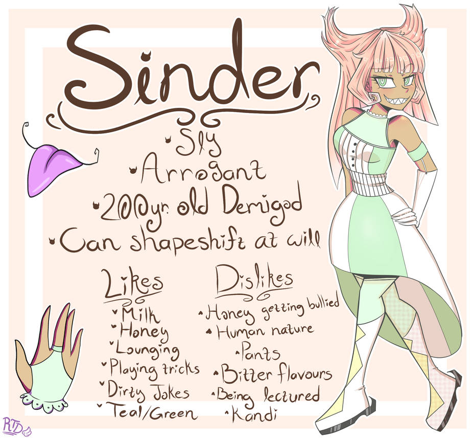All About Sinder~ by Re-EnterTheDream on DeviantArt