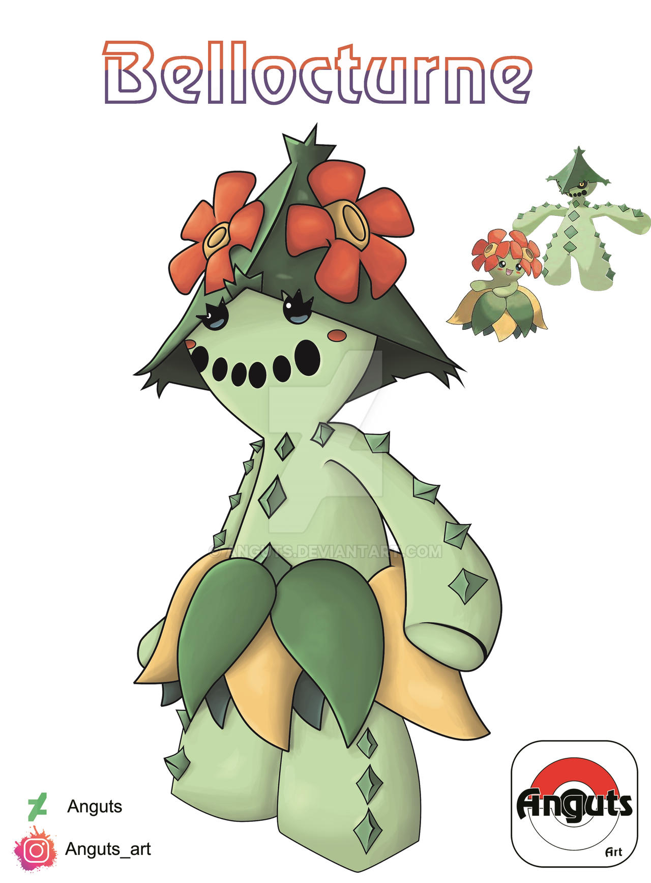 Cacturne Variant Cacturne by anguts on DeviantArt