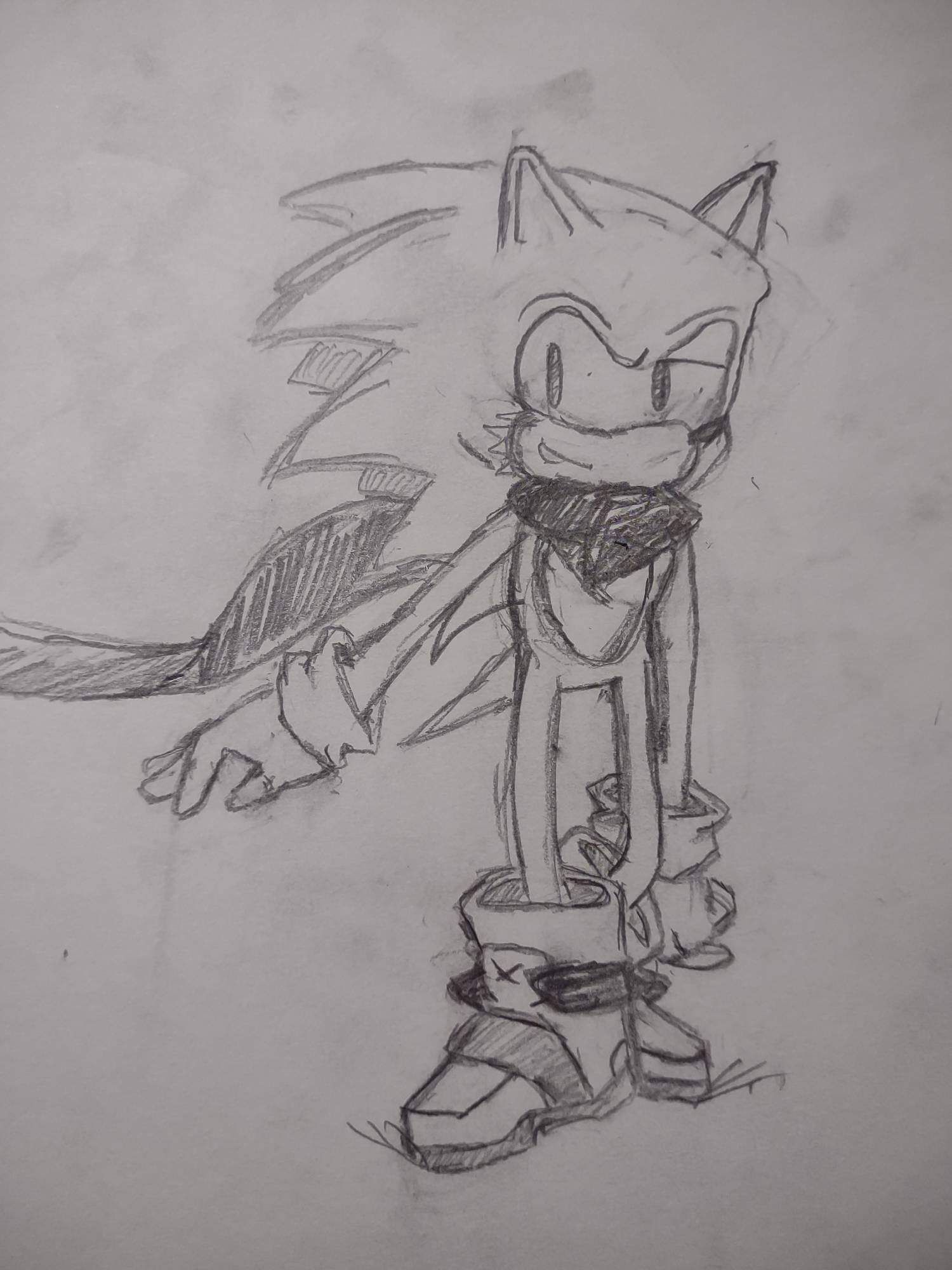 Writing Sonic Design Fan made Sonic design by GreenstarV1 on DeviantArt