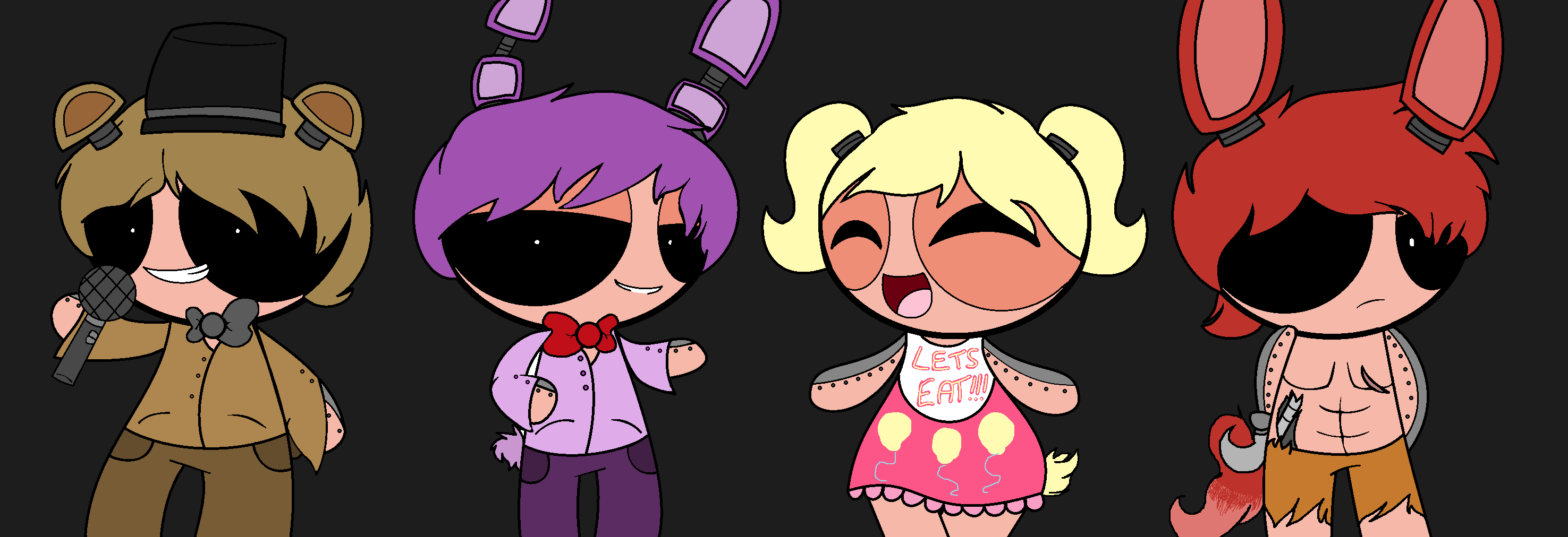 PPG!:FNAF 1 Crew