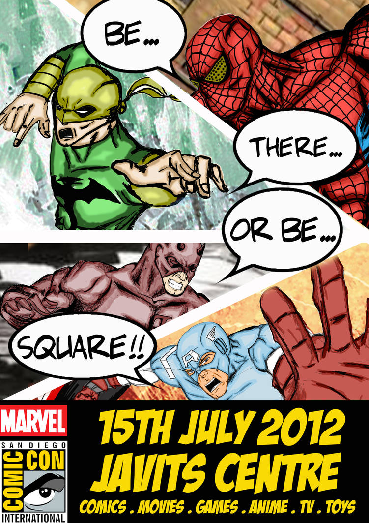 Comic Con Concept Poster by avengergriffin on DeviantArt