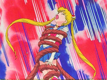 Sailor Moon tied up