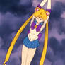 Fake Sailor Moon tied up