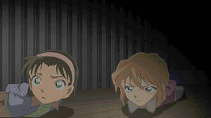 Ayumi and Haibara tied up