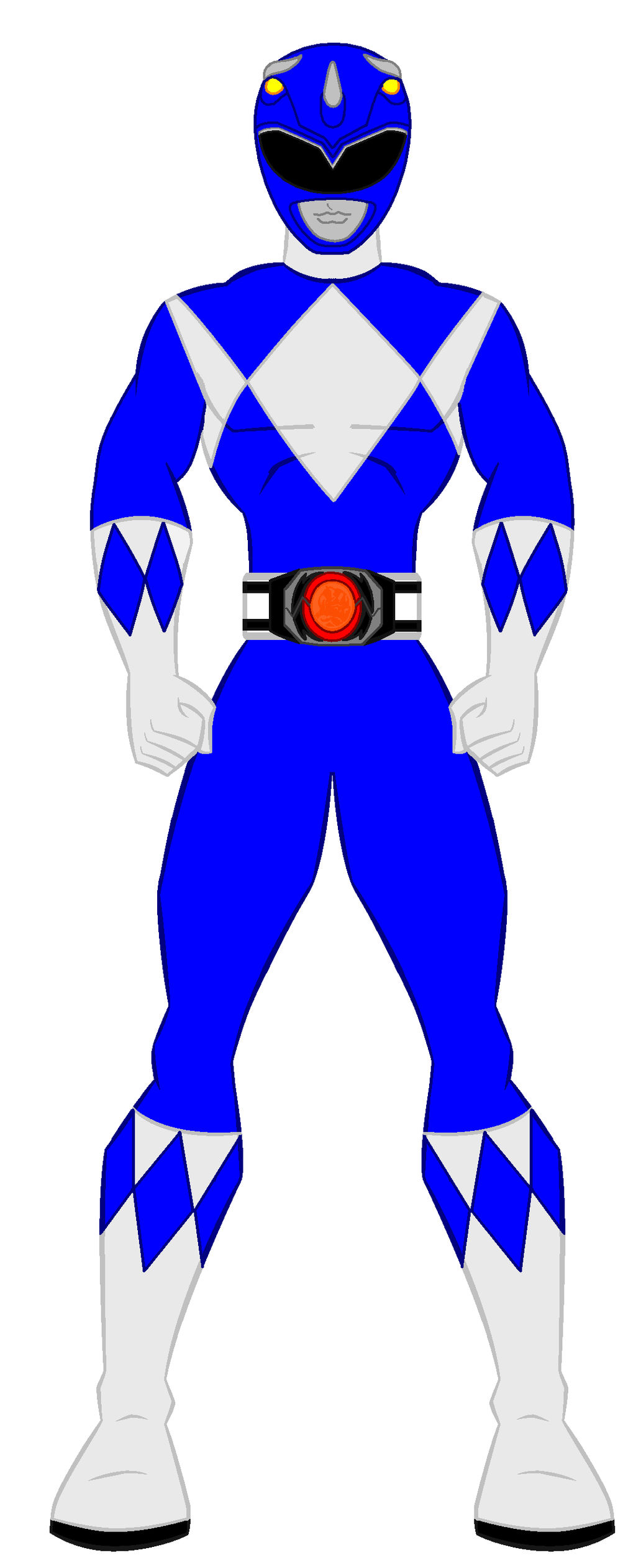 1. Mighty Morphin Power Rangers - Blue Ranger by PowerRangersWorld999 ...