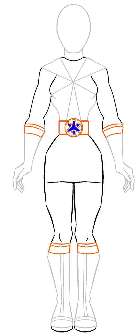 8. Power Rangers Lightspeed Rescue - Girl outline by ...