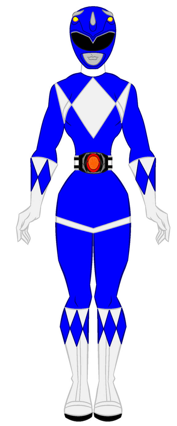 1. Mighty Morphin Power Rangers - Blue Ranger Girl by ...