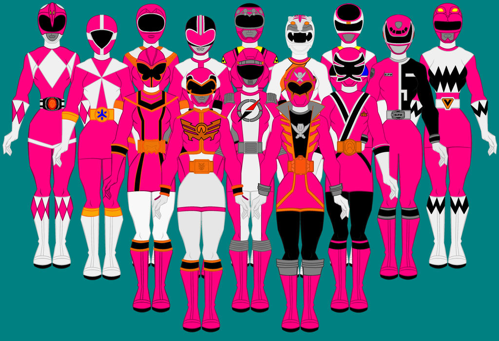 Power Rangers Pink Full Pac Forever Pink by PowerRangersWorld999 on DeviantArt