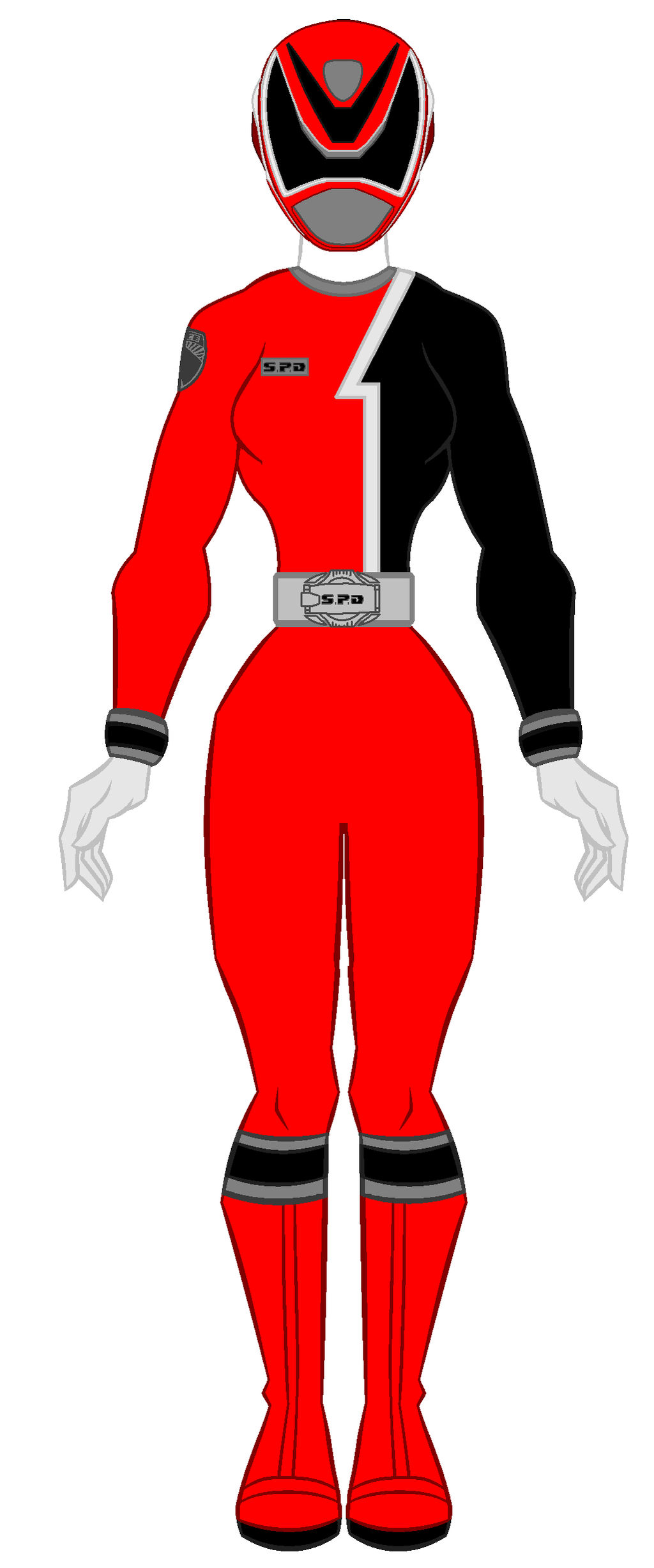 13. Power Rangers Spd - Red Ranger Girl by PowerRangersWorld999 on ...