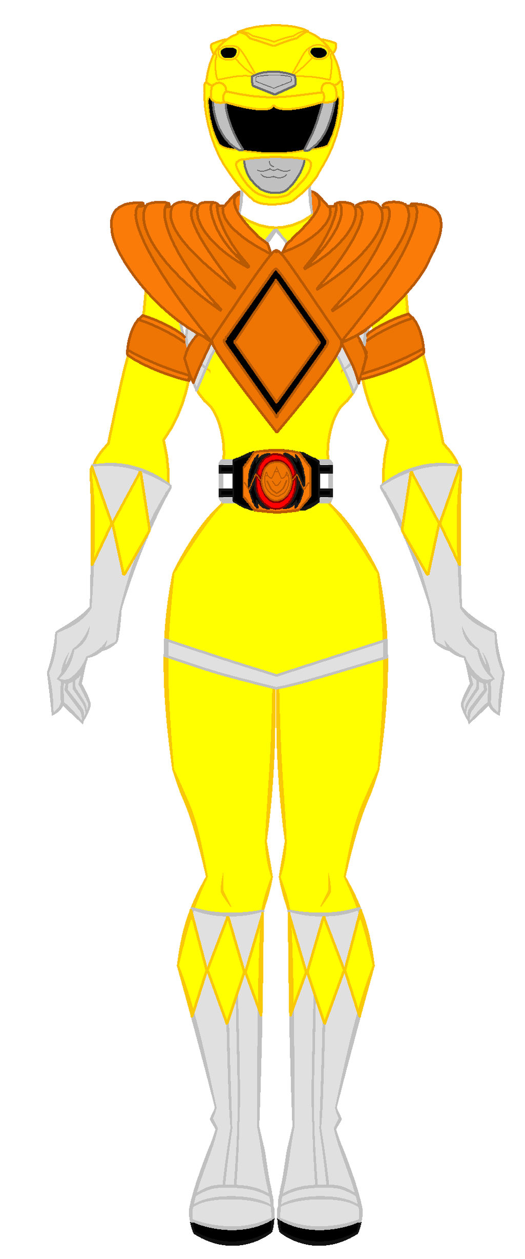 Mighty Morphin Power Rangers - Yellow Ranger by PowerRangersWorld999 on ...