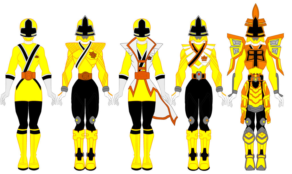 Power Rangers Samurai - Yellow Ranger Evolution by PowerRangersWorld999 ...