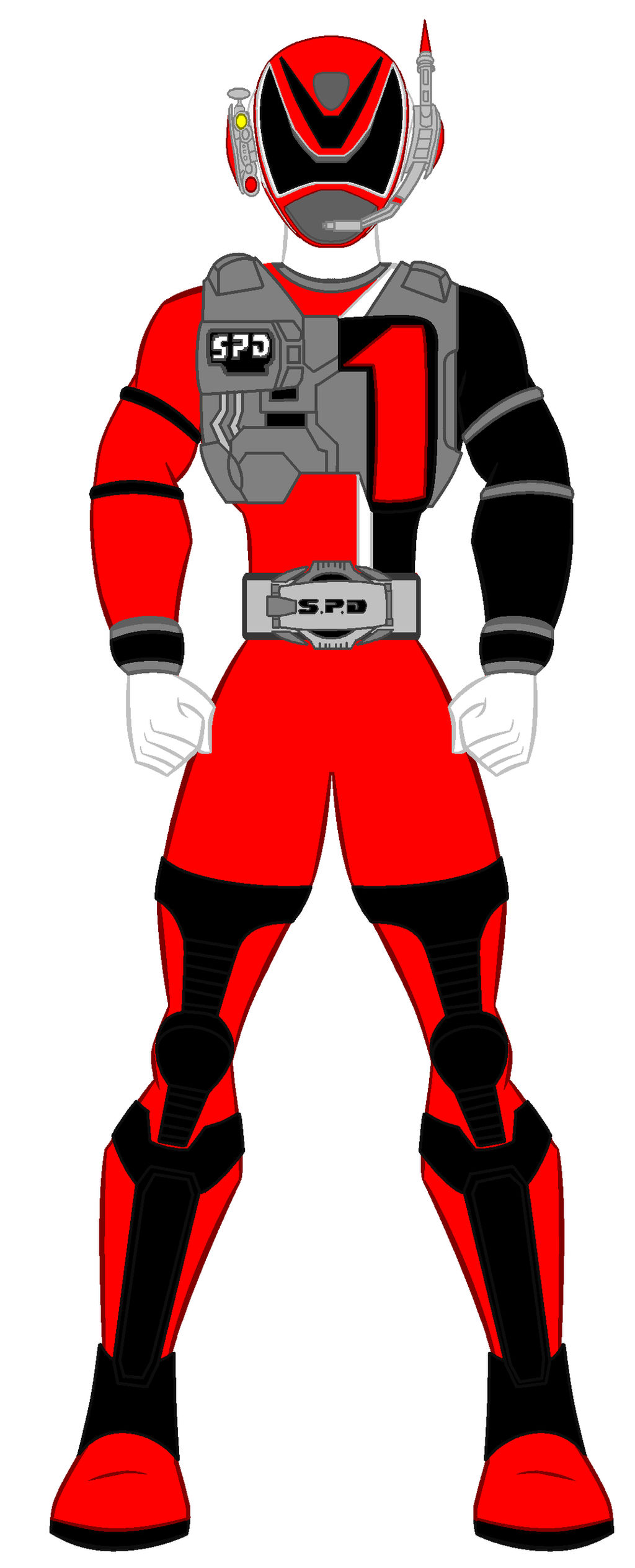 Power Rangers Spd - Swat Mode Red Ranger by PowerRangersWorld999 on ...