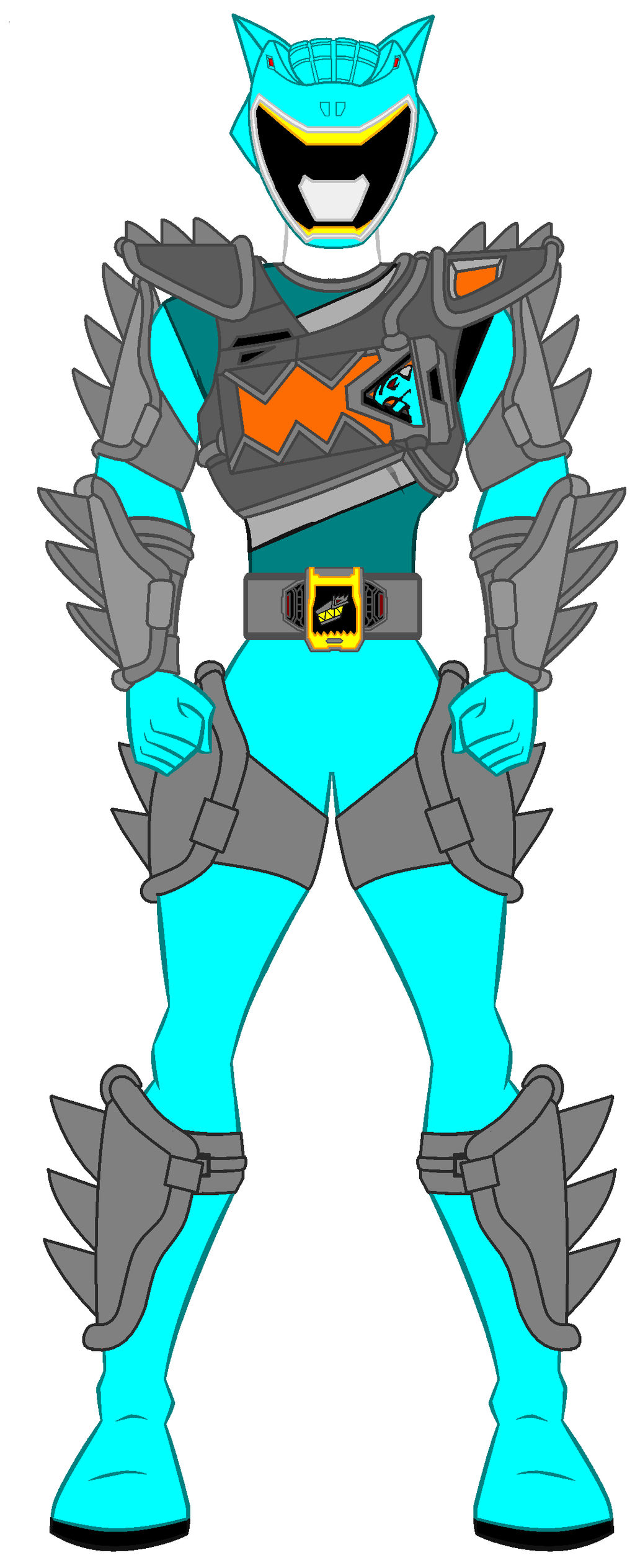 Power Rangers Dino Super Charge - Cyan by PowerRangersWorld999 on ...