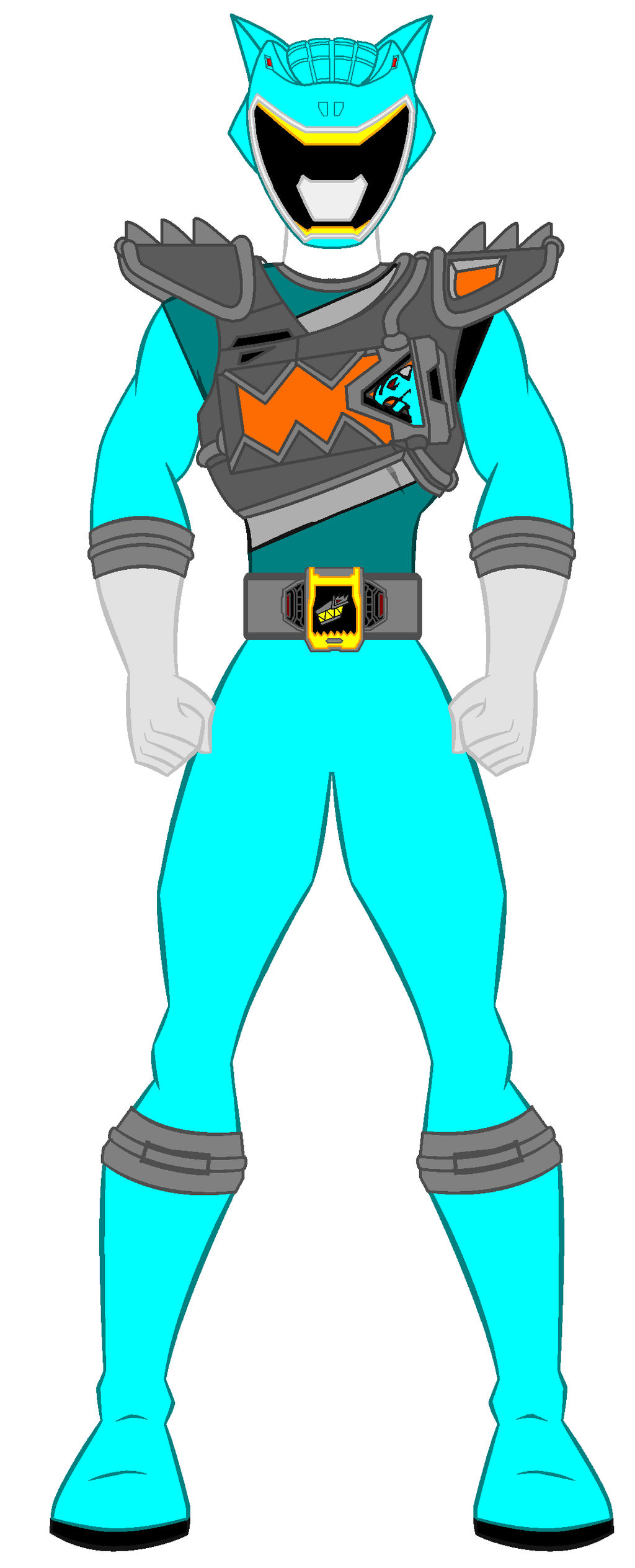 Power Rangers Dino Super Charge - Cyan Dino Drive by ...