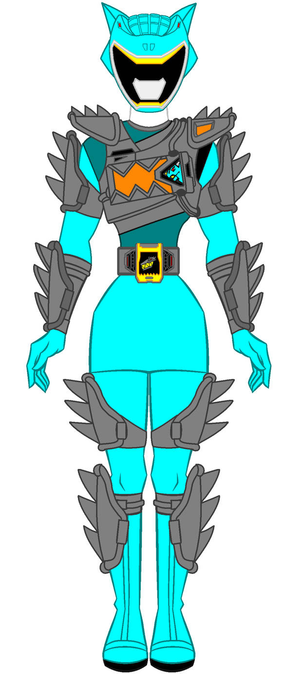 Power Rangers Dino Super Charge - Cyan Girl by PowerRangersWorld999 on ...