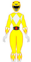 1. Mighty Morphin Power Rangers - Yellow Ranger