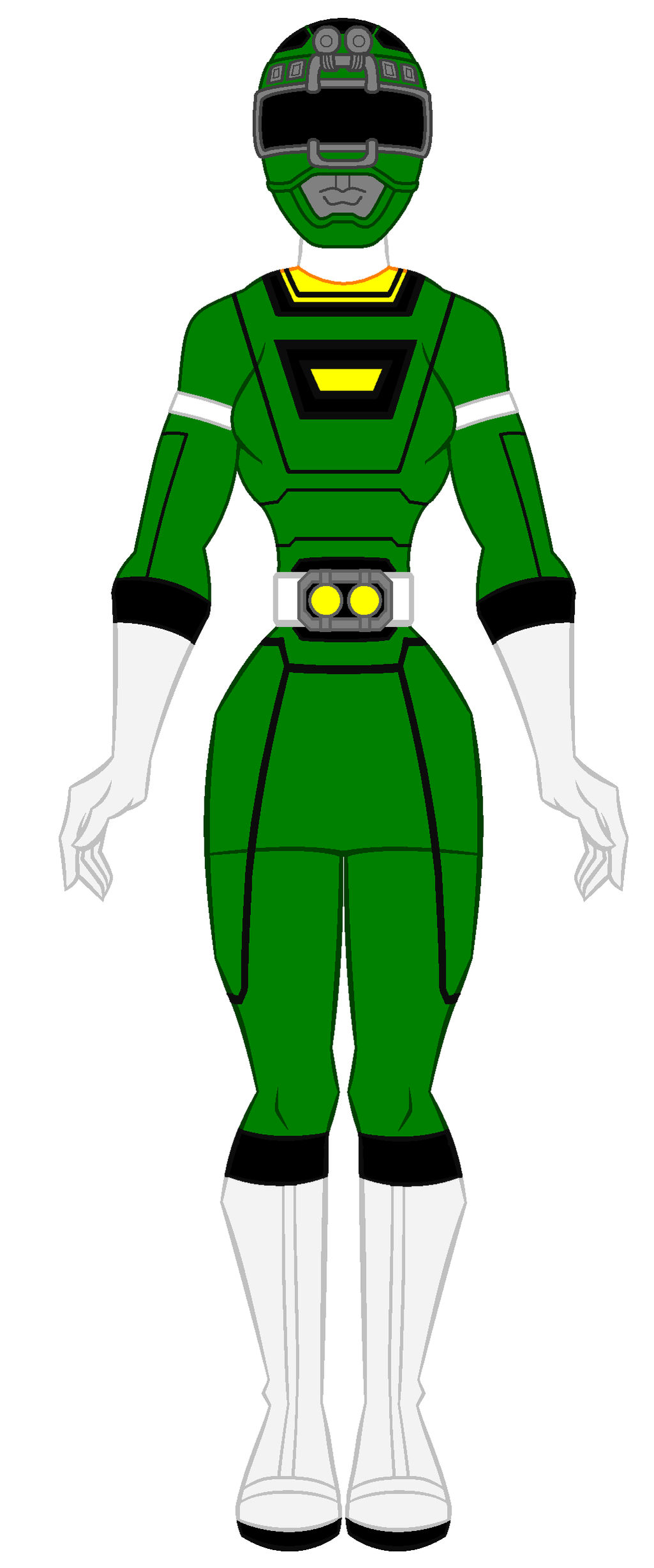 5. Power Rangers Turbo - Green Ranger Girl by PowerRangersWorld999 on ...