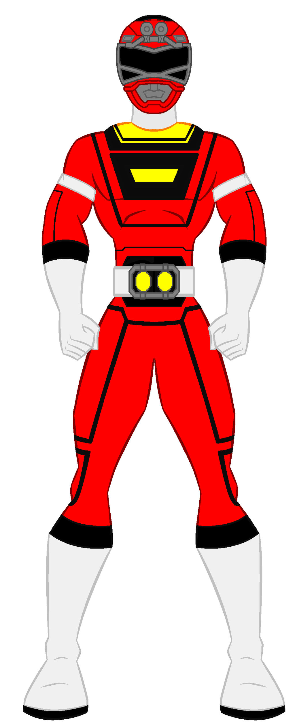 5. Power Rangers Turbo - Red Ranger by PowerRangersWorld999 on DeviantArt
