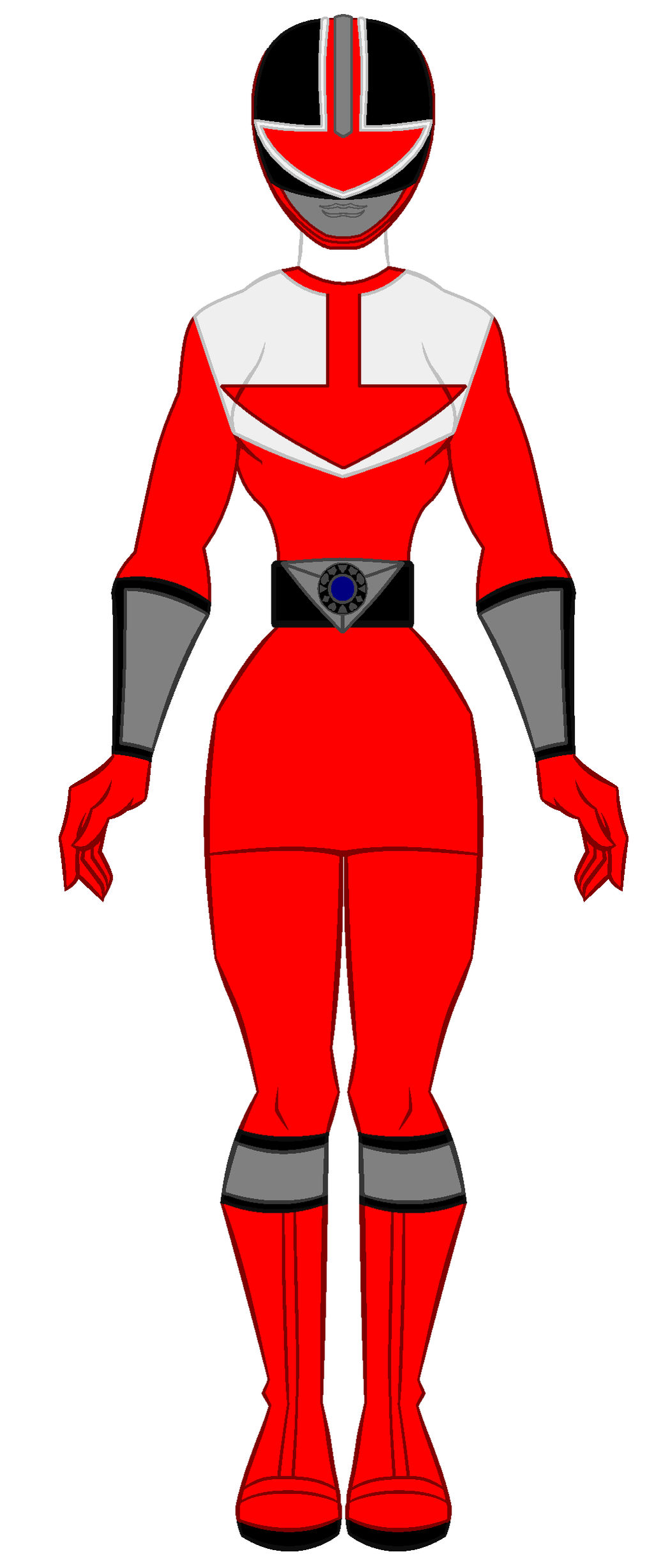 9. Power Rangers Time Force - Red Ranger Girl by PowerRangersWorld999 ...